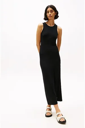 Tommy Hilfiger Ärmelloses Slim Fit Maxi-Kleid