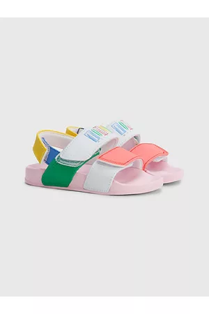 Tommy Hilfiger Color Block-Sandale mit Klettverschluss