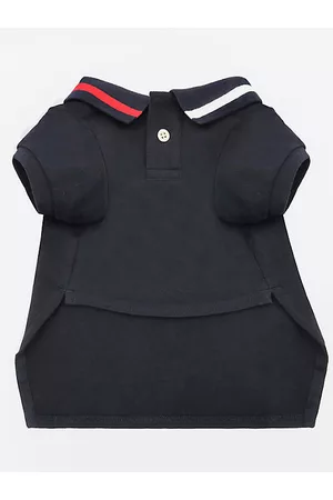 Tommy Hilfiger Hunde-Poloshirt mit Flag am Kragen