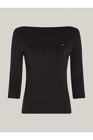 Tommy Hilfiger Slim Fit T-Shirt mit U-Boot-Ausschnitt