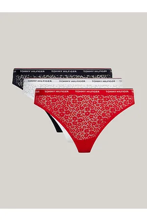 Tommy Hilfiger Premium Essential 3er-Pack Strings mit Spitze