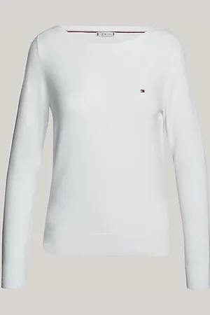Tommy Hilfiger Jersey-Sweatshirt mit U-Boot-Ausschnitt