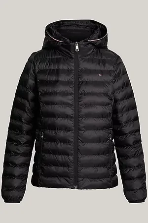 Tommy Hilfiger Daunenjacke mit Kapuze und Reißverschluss