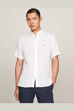 Tommy Hilfiger Gewaschenes Hemd aus reinem Leinen