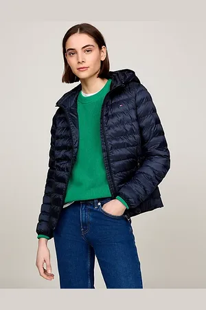 Tommy Hilfiger Daunenjacke mit Kapuze und Reißverschluss