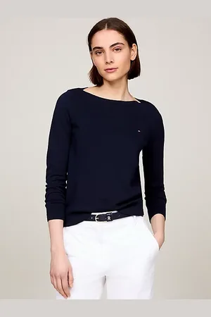 Tommy Hilfiger Jersey-Sweatshirt mit U-Boot-Ausschnitt