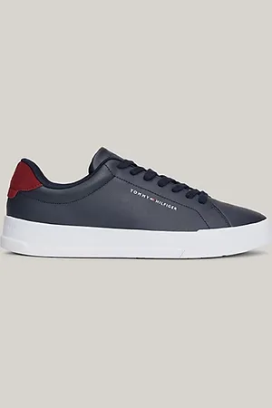Tommy Hilfiger Essential Court-Sneaker aus Narbenleder