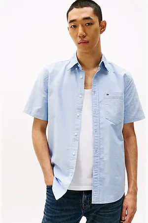 Tommy Hilfiger Regular Fit Oxford-Hemd mit kurzen Ärmeln