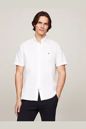 Tommy Hilfiger Regular Fit Oxford-Hemd mit kurzen Ärmeln