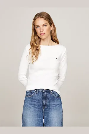 Tommy Hilfiger Slim Fit T-Shirt mit U-Boot-Ausschnitt