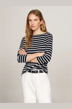 Tommy Hilfiger Slim Fit T-Shirt mit U-Boot-Ausschnitt