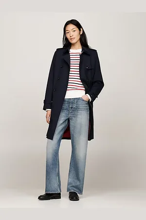 Tommy Hilfiger Wasserabweisender Slim Fit Trenchcoat