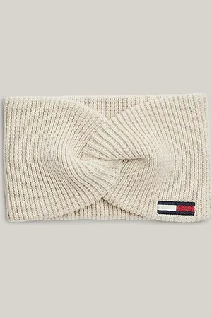 Tommy Hilfiger Stirnband mit Twist-Detail und längerer Flag