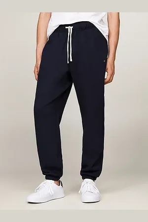 Tommy Hilfiger Fleece-Jogginghose mit Bündchen am Bein