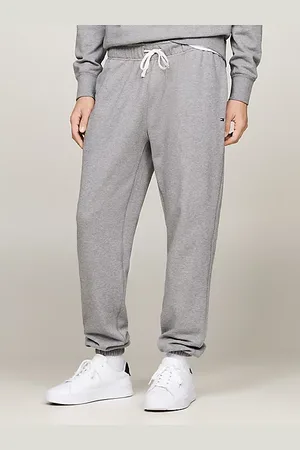 Tommy Hilfiger Jogginghose mit Flag-Stickerei und Bündchen
