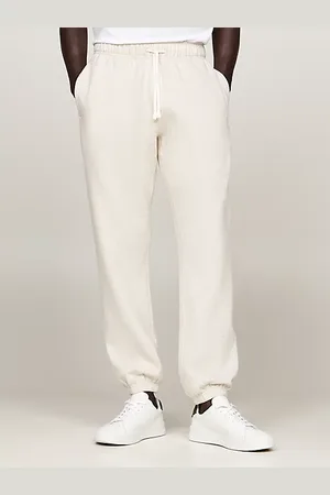 Tommy Hilfiger Fleece-Jogginghose mit Bündchen am Bein