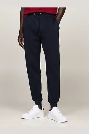 Tommy Hilfiger Jogginghose mit Flag-Stickerei und Tunnelzug