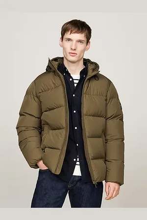 Tommy Hilfiger Daunengefüllte Puffer-Jacke mit Kapuze