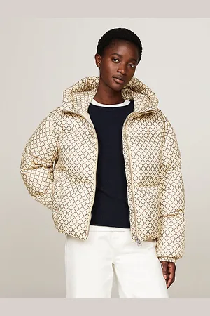 Tommy Hilfiger Puffer-Jacke mit Tommy-Print