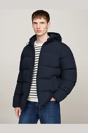 Tommy Hilfiger Daunengefüllte Puffer-Jacke mit Kapuze