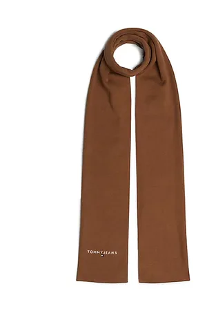 Tommy Hilfiger Strickschal mit aufgesticktem Logo