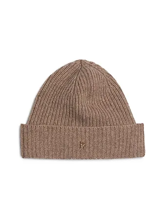 Tommy Hilfiger Rippstrick-Beanie aus reinem Kaschmir