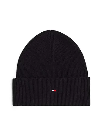 Tommy Hilfiger Essential Flag-Beanie mit Kaschmir