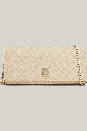 Tommy Hilfiger TH Monoplay Clutch mit Kettenriemen und Klappe