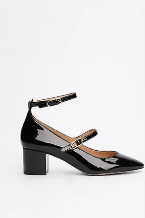Tommy Hilfiger Lackleder-Pumps mit zwei Riemen
