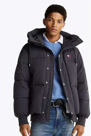 Tommy Hilfiger Relaxed Fit Puffer-Jacke mit Kapuze