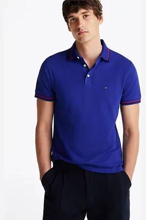 Tommy Hilfiger Slim Fit Poloshirt mit Kontrast-Detail