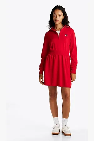 Tommy Hilfiger Fit-and-Flare Mini-Strickkleid