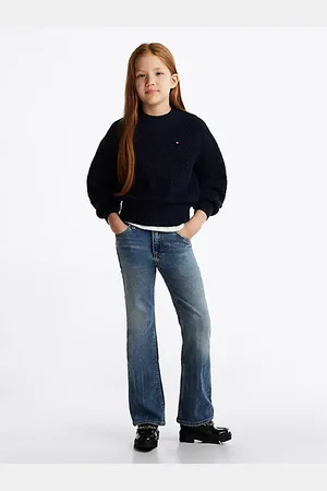 Tommy Hilfiger Ausgestellte Bootcut-Jeans mit Vintage-Wash