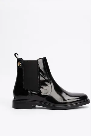 Tommy Hilfiger Chelsea-Boot aus Lackleder