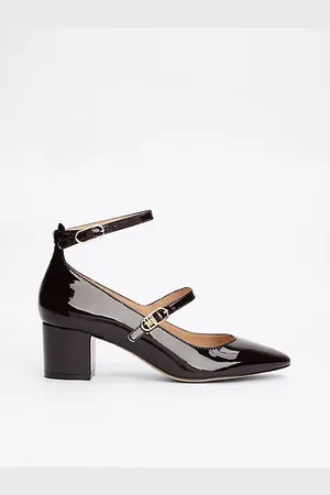 Tommy Hilfiger Lackleder-Pumps mit zwei Riemen