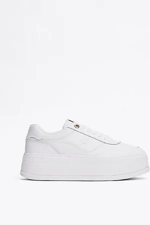 Tommy Hilfiger Flatform-Court-Sneaker aus Leder
