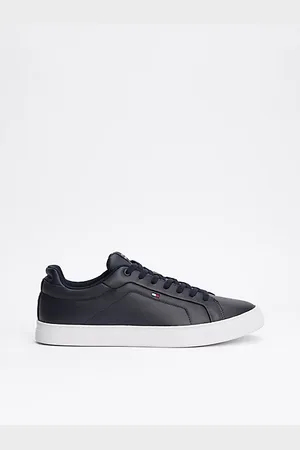 Tommy Hilfiger Court-Sneaker aus Leder mit Flag-Stickerei