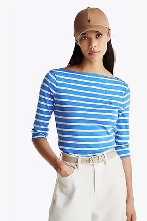 Tommy Hilfiger Slim Fit T-Shirt mit U-Boot-Ausschnitt