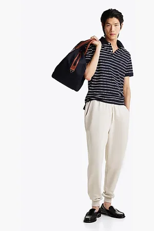 Tommy Hilfiger Jogginghose mit Flag-Stickerei und Bündchen