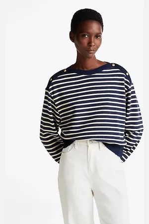 Tommy Hilfiger Sweatshirt mit U-Boot-Ausschnitt und Knöpfen