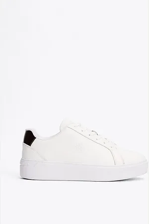 Tommy Hilfiger Flatform-Court-Sneaker aus Leder