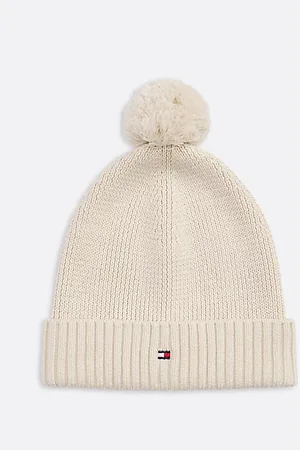 Tommy Hilfiger Kids Essential Bommel-Beanie mit Flag