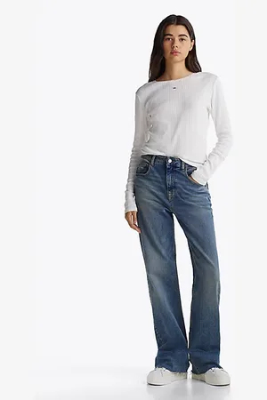 Tommy Hilfiger Mia Relaxed Straight Jeans mit mittelhohem Bund