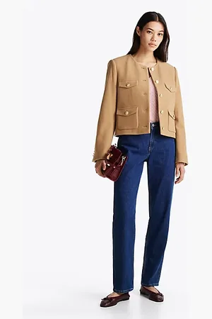 Tommy Hilfiger Straight Leg Jeans mit mittelhohem Bund