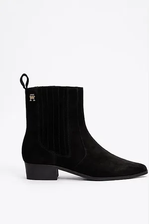 Tommy Hilfiger Chelsea-Boot aus Wildleder im Western-Stil