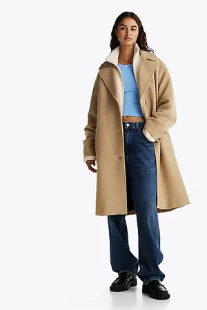 Tommy Hilfiger Einreihiger Wollmix-Mantel