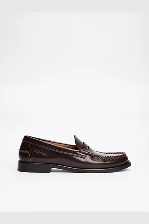 Tommy Hilfiger Loafer aus Lackleder mit tiefgeprägtem Logo