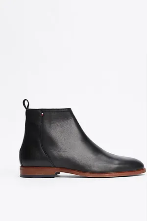 Tommy Hilfiger Chelsea-Boot aus Leder mit Reißverschluss