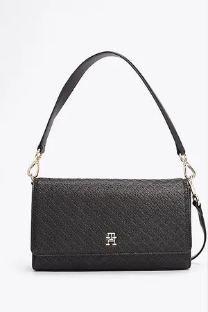 Tommy Hilfiger Schultertasche mit tiefgeprägten TH-Monogrammen