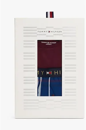 Tommy Hilfiger Original Langarm-Pyjama inkl. Geschenkbox